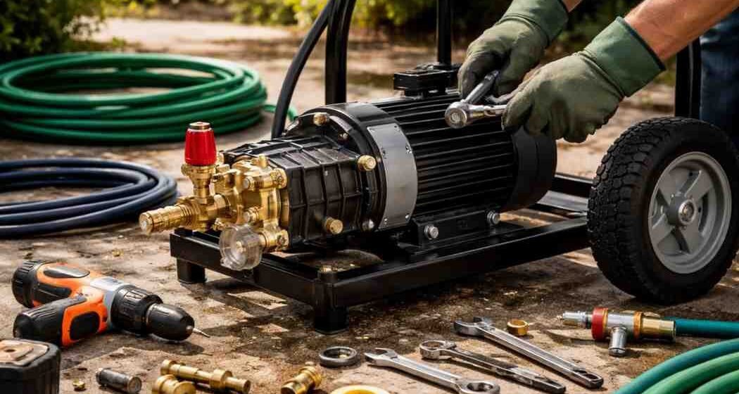 A Beginner’s Guide to Pressure Washer Pump and Motor Installation