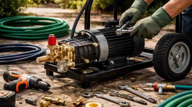 A Beginner’s Guide to Pressure Washer Pump and Motor Installation