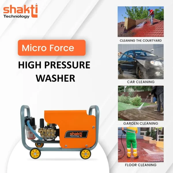 Shakti Micro Force Pressure Washer 2.5HP - Image 2