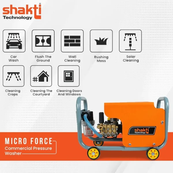 Shakti Micro Force Pressure Washer 2.5HP - Image 5