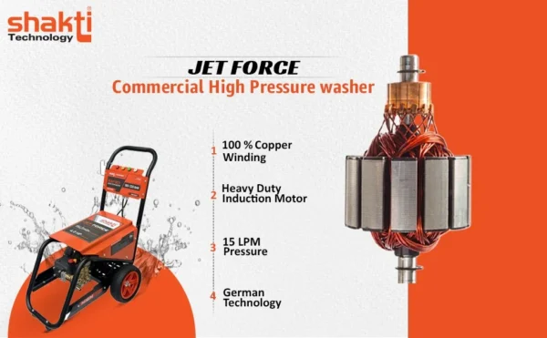 Shakti Technology 4HP Jet Force high pressure washer - Image 3