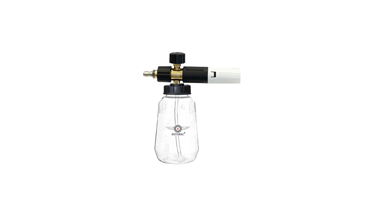 ROTOMAC - Adjustable Transparent Foam Cannon 1 Liter Bottle Transparent Foam Lance