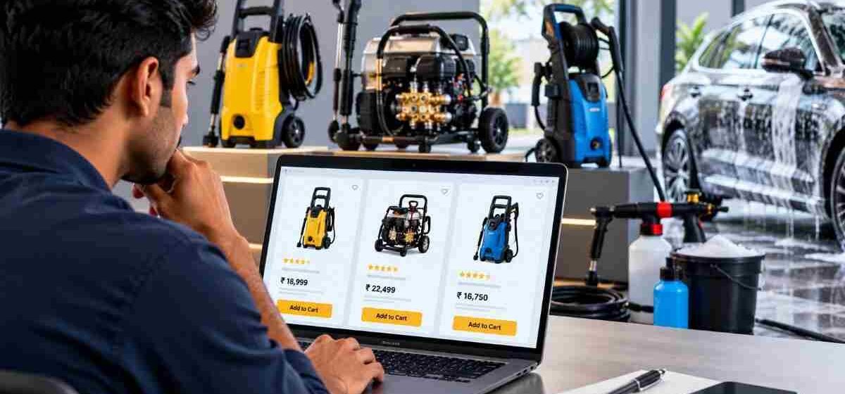 How to Compare Car Washing Equipment Online Price Before Buying