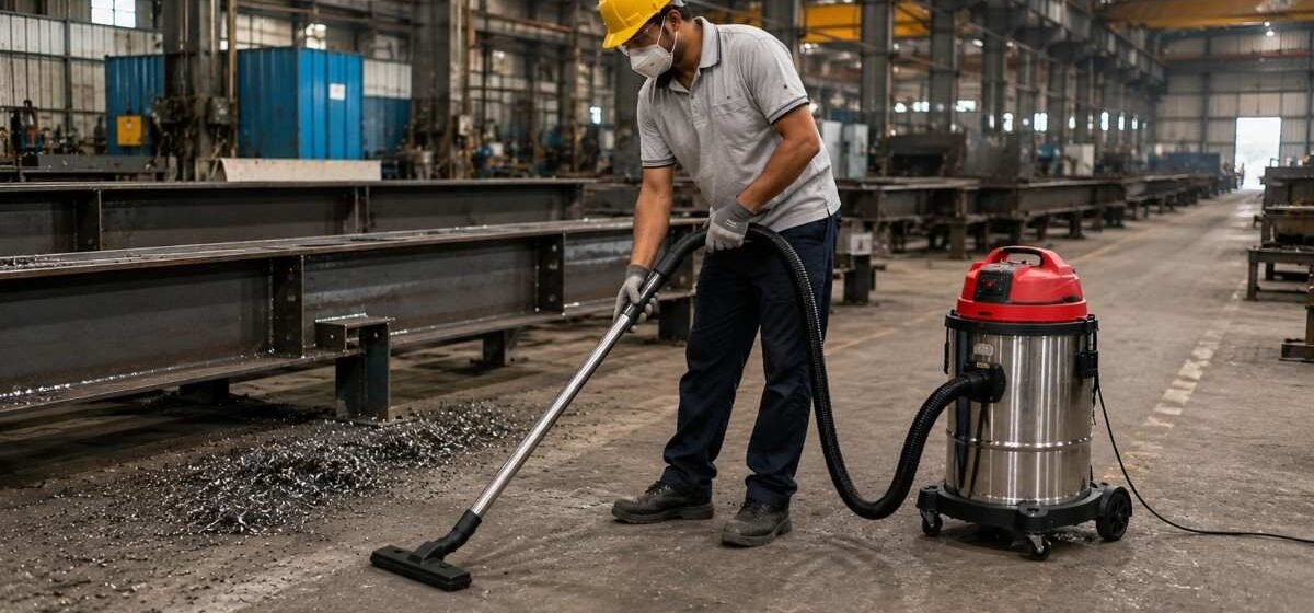 Industrial Vacuum Cleaner for Manufacturing Dust and Debris