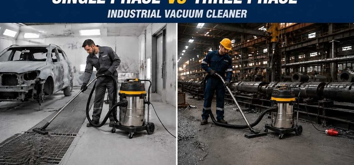 Single Phase vs Three Phase Industrial Vacuum Cleaner