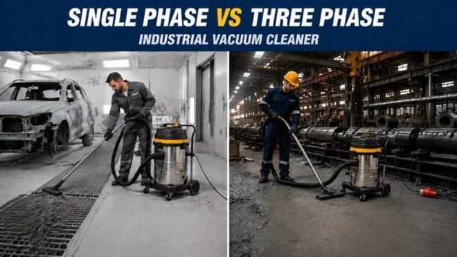 Single Phase vs Three Phase Industrial Vacuum Cleaner