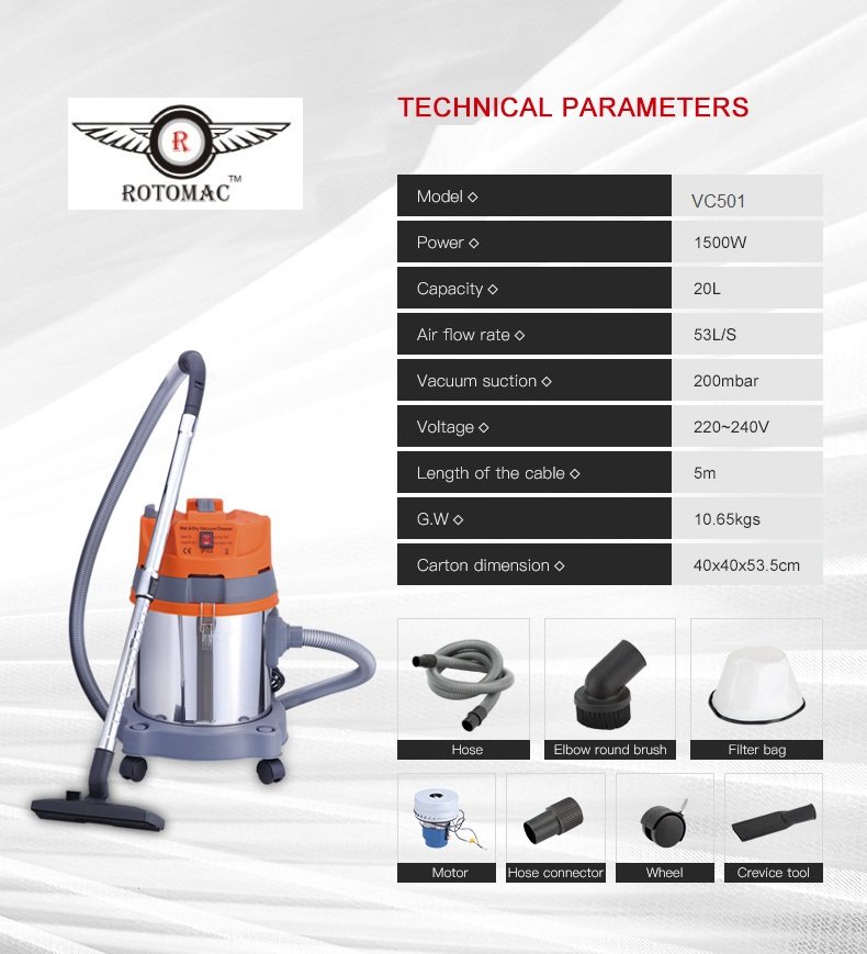 Wet & Dry Vacuum Cleaner with Blower – VC01