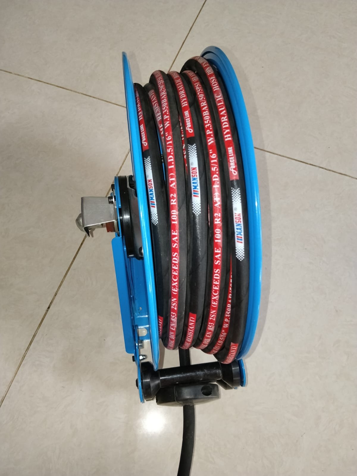 ROTOMAC 10 Mtr Pressure Washer Hose Reel - Image 2