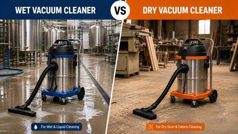 Wet and Dry Vacuum Cleaner for commercial cleaning applications